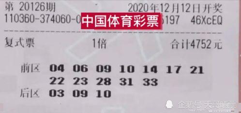 大乐透20126期开奖,惊喜连连，大奖花落谁家？